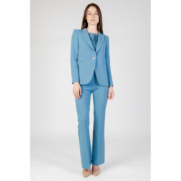 4773769.jpeg Turquoise Polyester Suits & Blazer