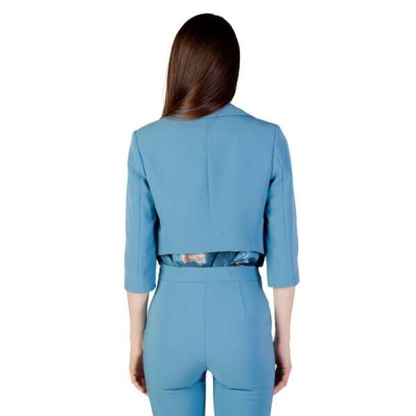 4773794.jpeg Turquoise Polyester Suits & Blazer