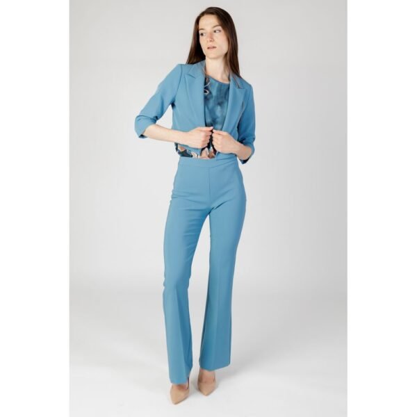 4773798.jpeg Turquoise Polyester Suits & Blazer