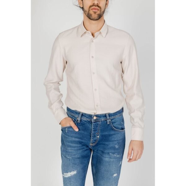 4775029.jpeg Beige Viscose Shirt