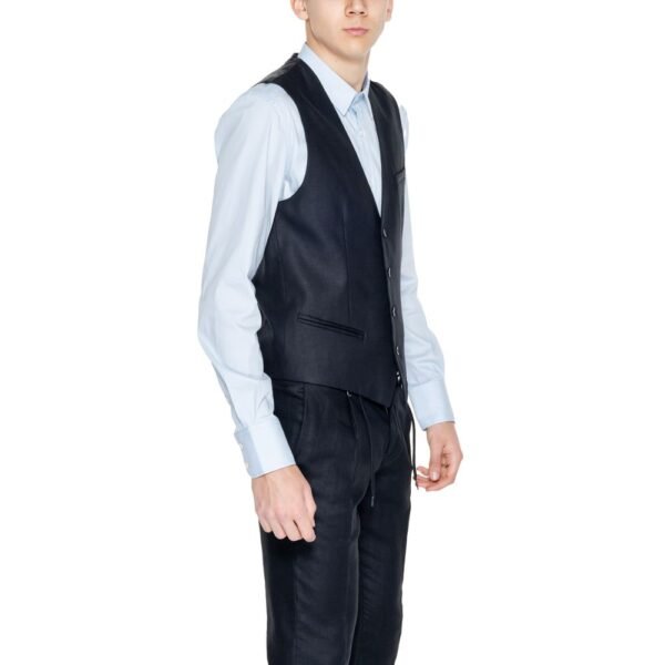 4775095.jpeg Black Linen Vest
