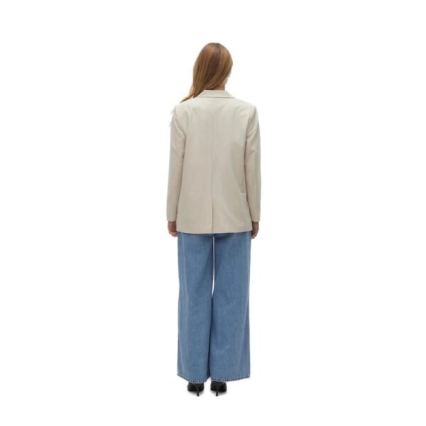 4775353.jpeg Beige Polyester Suits & Blazer