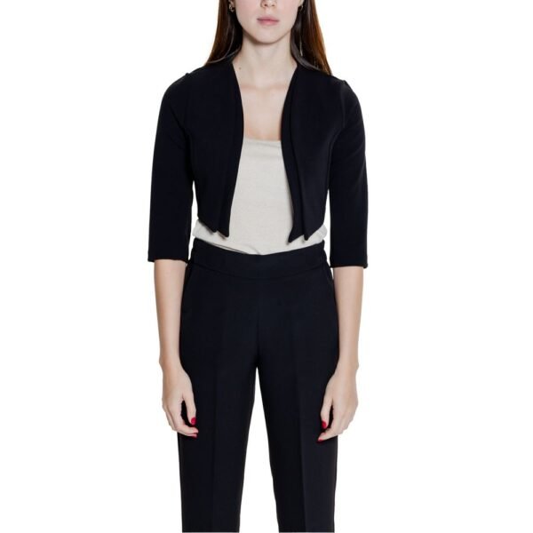 Black Polyester Sweater