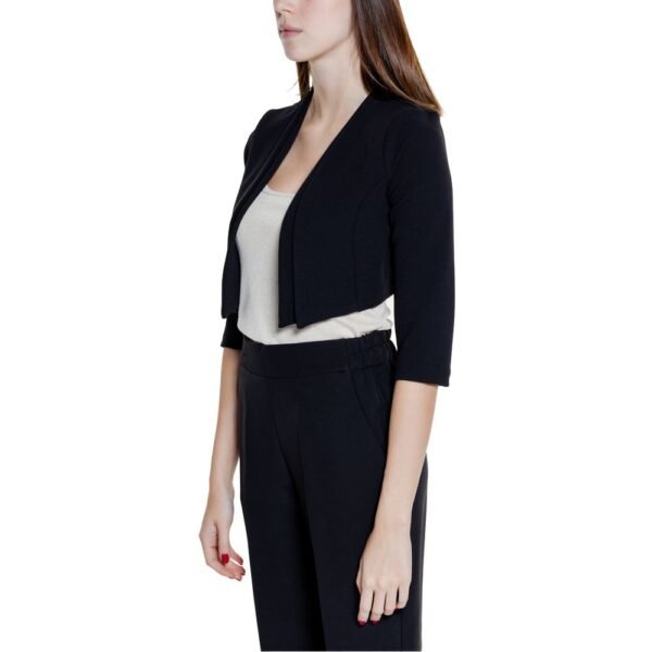 Black Polyester Sweater