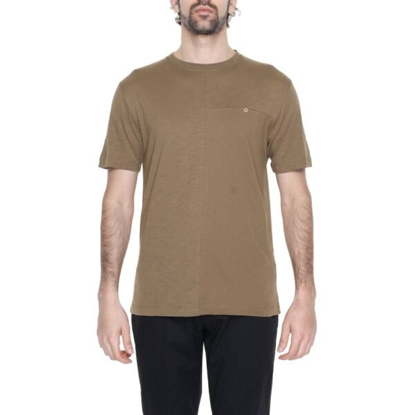 4776206.jpeg Gray Cotton T-Shirt