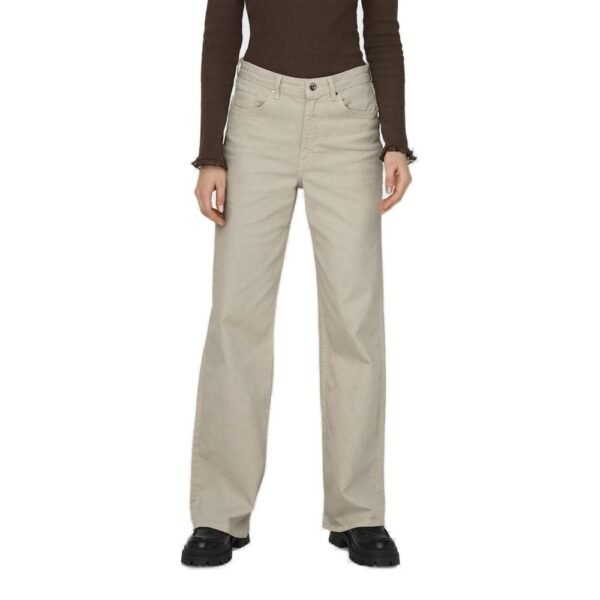 4779007.jpeg Beige Cotton Jeans & Pant
