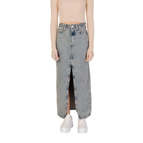 4780839.jpeg Blue Cotton Skirt