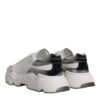 White Silver DAYMASTER Leather Sneakers Shoes