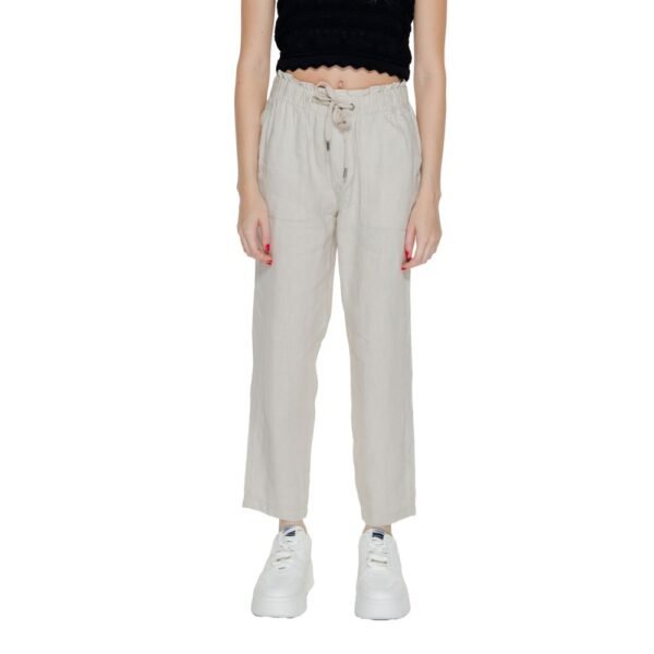 4784464.jpeg Beige Linen Jeans & Pant