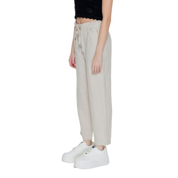 4784472.jpeg Beige Linen Jeans & Pant