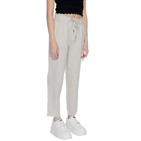 4784474.jpeg Beige Linen Jeans & Pant