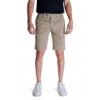 Beige Cotton Bermuda