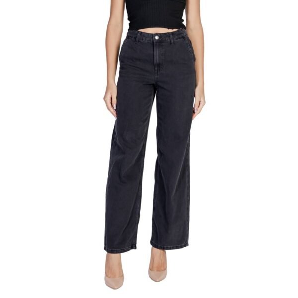 4784975.jpeg Black Cotton Jeans & Pant