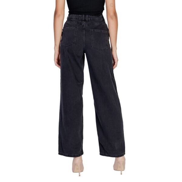 4784977.jpeg Black Cotton Jeans & Pant