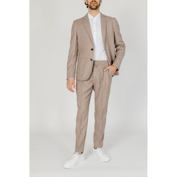 4786107.jpeg Beige Polyester Pant