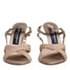 Beige Keira Slingback Heels Sandals Shoes