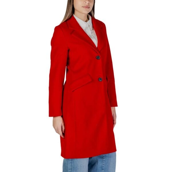 4805004.jpeg Red Polyester Jackets & Coat
