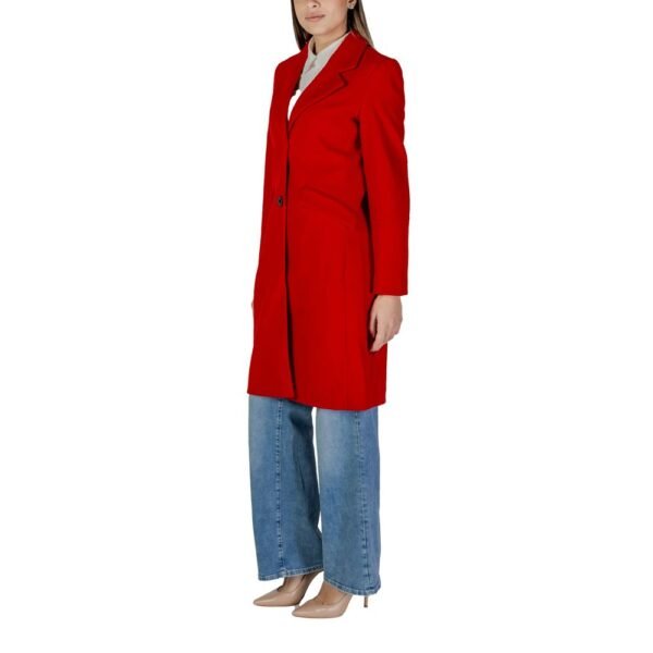 4805011.jpeg Red Polyester Jackets & Coat