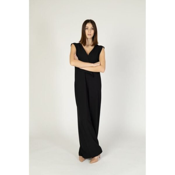 4930216.jpeg Black Polyester Suits & Blazer