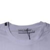 White Red Leopard Cotton Crew Neck T-shirt