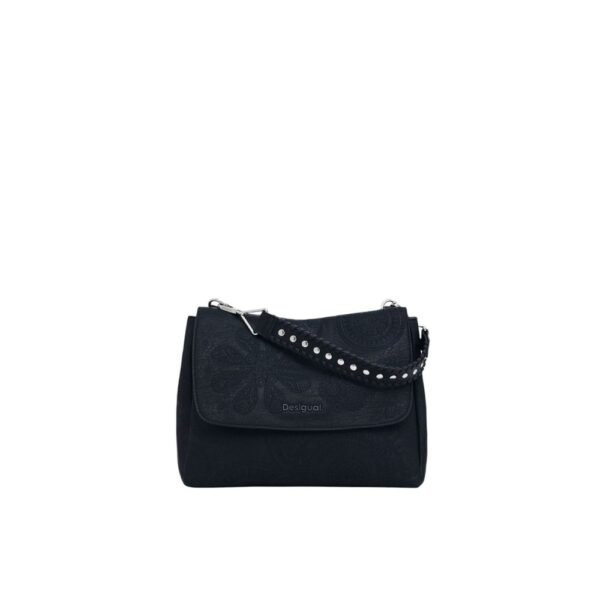 5393758.jpeg Black Polyethylene Handbag