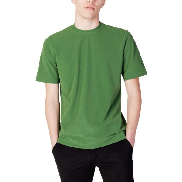 5875291.jpeg Green Polyester T-Shirt