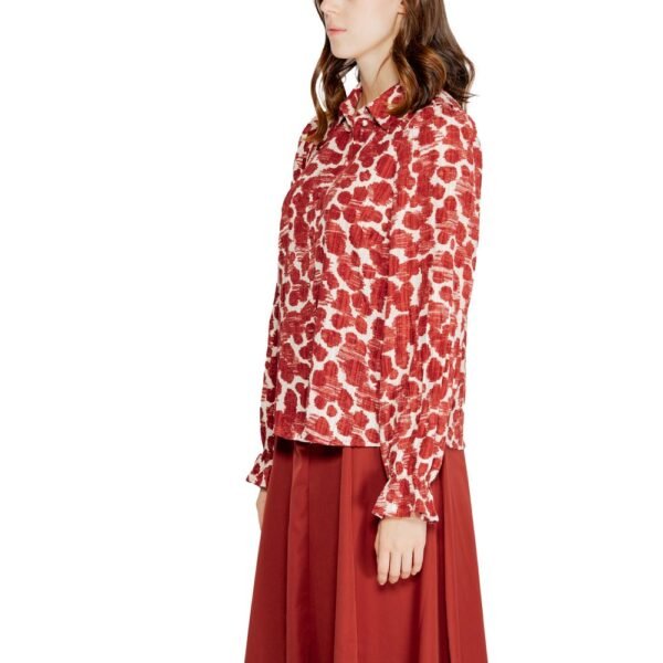 6130278.jpeg Red Polyester Shirt