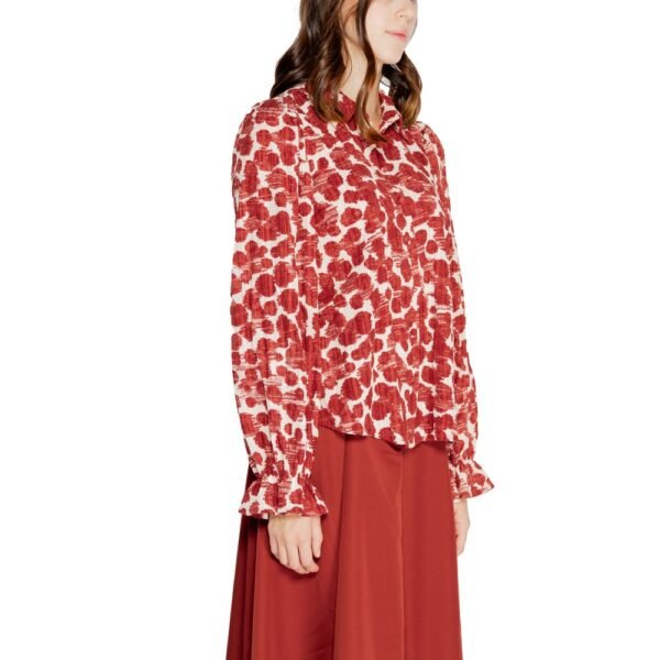 6130279.jpeg Red Polyester Shirt