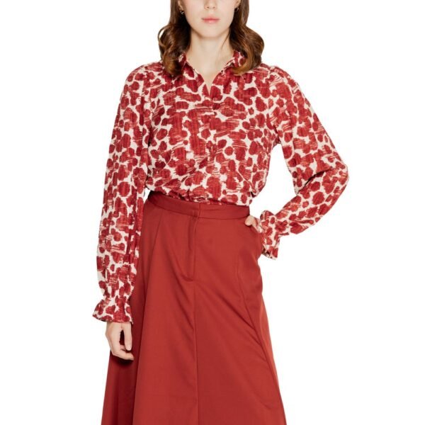 6130355.jpeg Red Polyester Shirt
