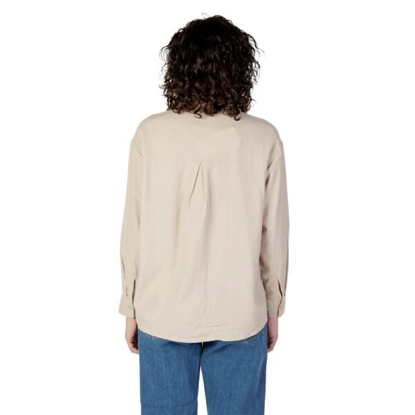 6130803.jpeg Beige Linen Shirt