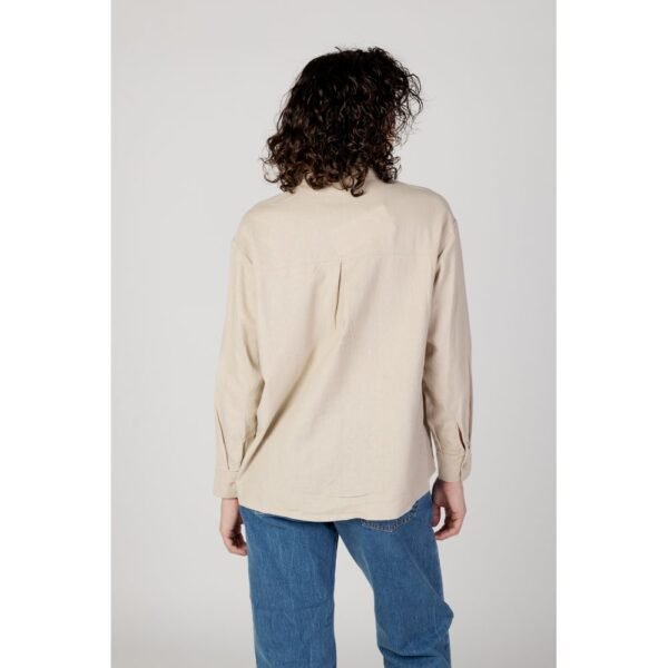 6130806.jpeg Beige Linen Shirt