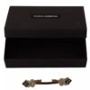 Gold Plated 925 Sterling Silver Crystal Collar Stop Brooch