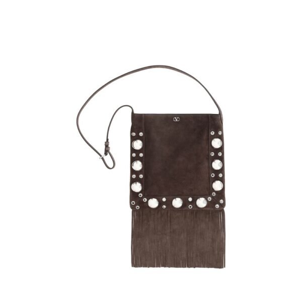 6158784-1.jpeg Suede leather Shoulder Bag