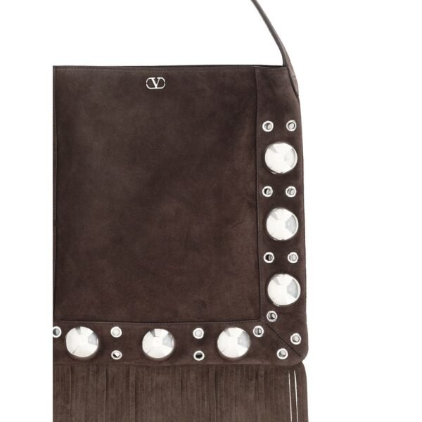 6158790-1.jpeg Suede leather Shoulder Bag