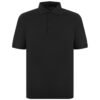 Black Cotton Polo Shirt