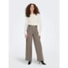 Gray Polyester Pant
