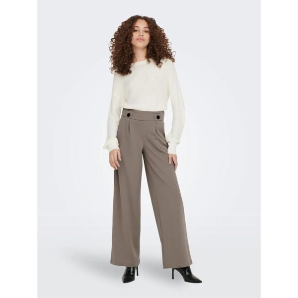 Gray Polyester Pant