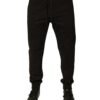 Black Cotton Jogger Men Sweatpants Pants
