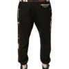 Black Camouflage Wool Jogger Sweatpants Pants