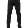 Black Cotton Logo Plaque Regular Denim Jeans