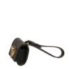 Black Leather Devotion Heart Strap Airpod Case