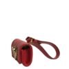 Black Leather Devotion Heart Strap Airpod Case