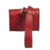 Black Leather Devotion Heart Strap Airpod Case