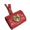 Black Leather Devotion Heart Strap Airpod Case