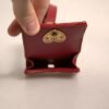 Black Leather Devotion Heart Strap Airpod Case