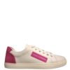 White Suede Leather Low Top Sneakers Shoes