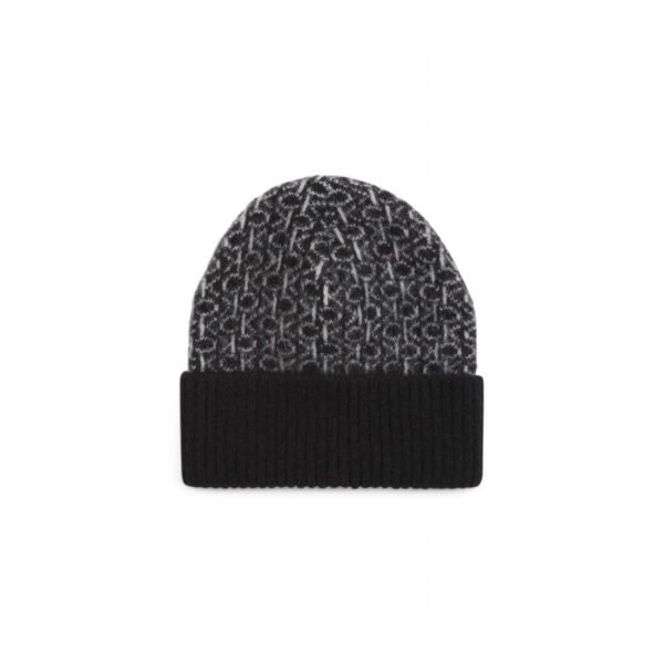 Black Alpaca Leather Caps Baseball Hat