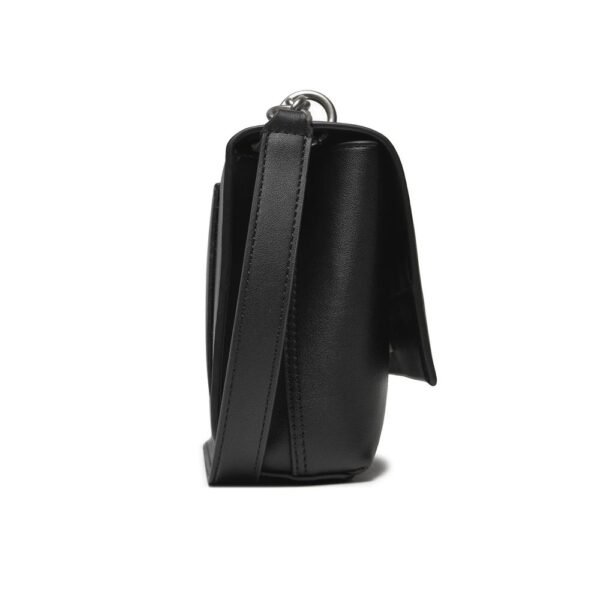 6237742.jpeg Black And White Artificial Leather Handbag