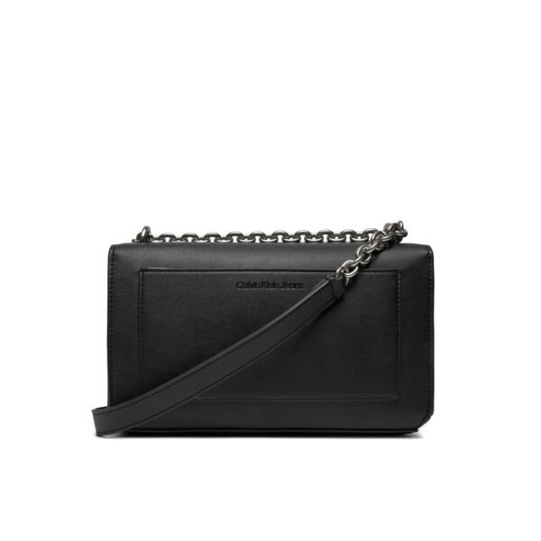6237744.jpeg Black And White Artificial Leather Handbag