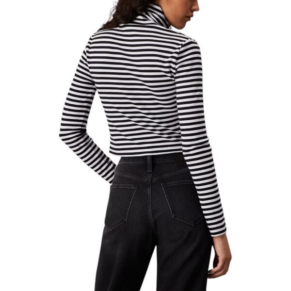 6281898.jpeg Black And White Cotton Tops & T-Shirt